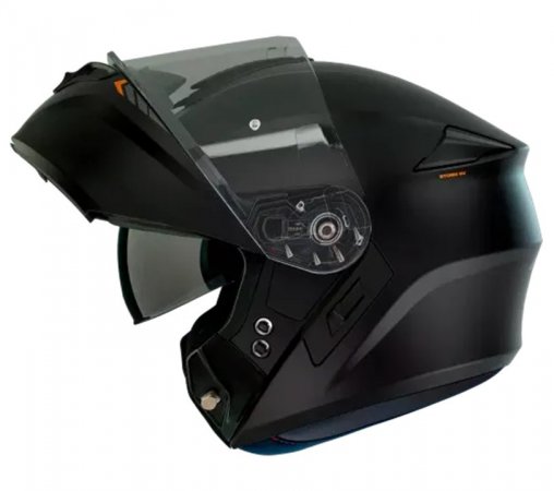 FLIP UP helmet AXXIS STORM SV S solid a1 matt black XS