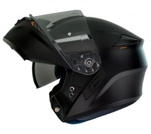FLIP UP helmet AXXIS STORM SV S solid a1 matt black M