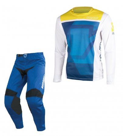 Set of MX pants and MX jersey YOKO TRE+KISA blue; blue/yellow 32 (M) for KTM EXC-F 520 Racing