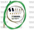Universal throttle cable kit Venhill U01-4-100-GR 1,35m (2 stroke) Green