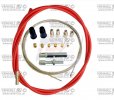 Universal throttle cable kit Venhill U01-4-100-RD 1,35m (2 stroke) Red