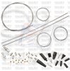 Universal throttle cable kit Venhill U01-4-125-GY Grey