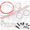 Universal throttle cable kit Venhill U01-4-125-RD Red