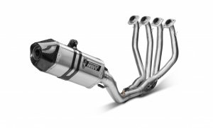 Full exhaust system 4x2x1 MIVV SPEED EDGE Stainless Steel / Carbon cap
