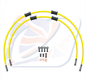CROSSOVER Front brake hose kit Venhill HON-10016FB-YE POWERHOSEPLUS (2 hoses in kit) Yellow hoses, black fittings